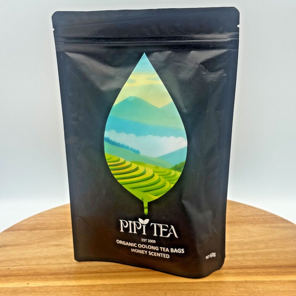PIPI TEA Organic Honey Scented Oolong Tea Bags 30 Servings Expires 4/21/2029 NEW